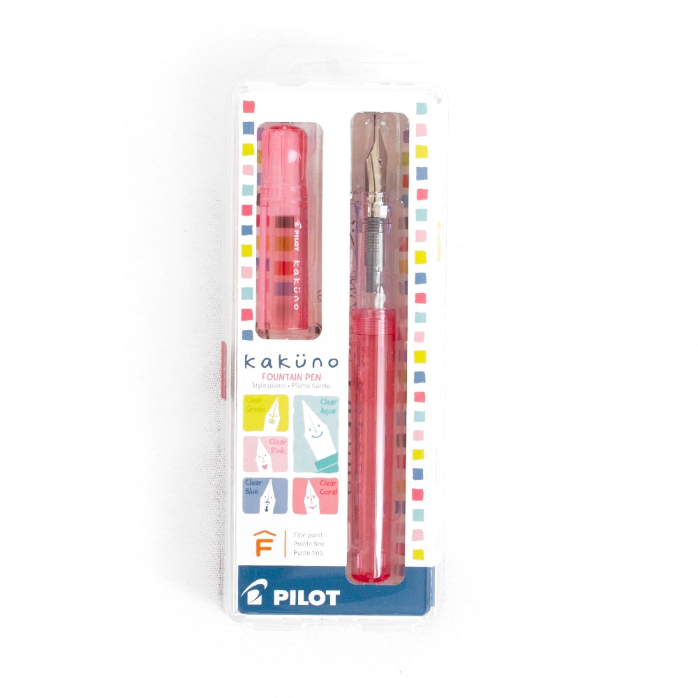 Pilot, Fountain, Art & School, Kakuno, Fine Nib, Pen, 836109, Coral